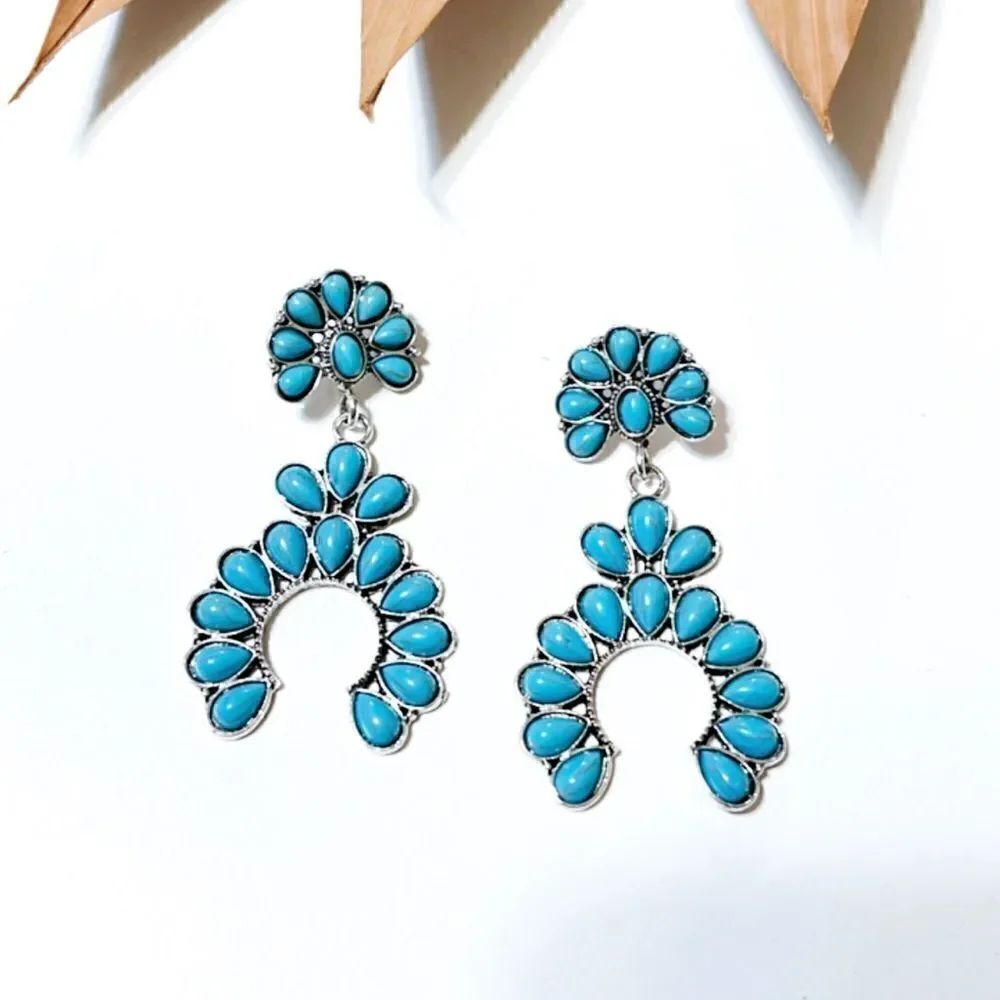 Boho statement earrings S322